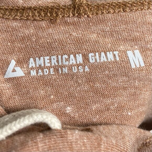 American Giant Lightweight Hoodie Womens M Canyon Clay Full Zip Sweatshirt USA - Picture 3 of 10